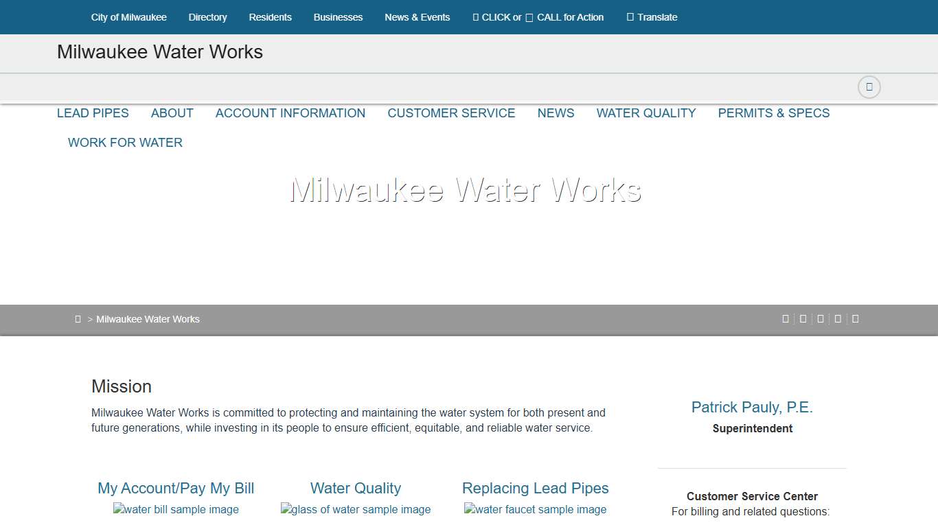 Milwaukee Water Works