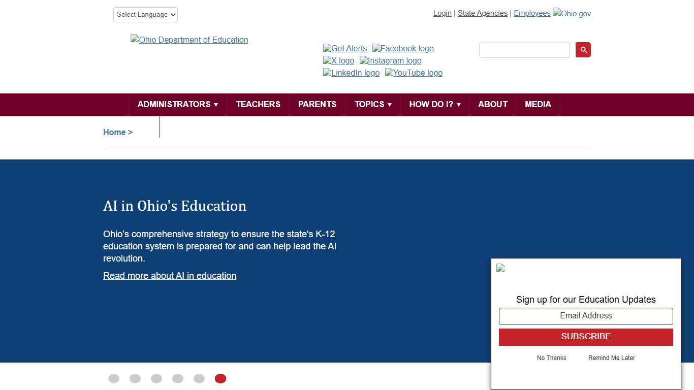 Home Ohio Department of Education and Workforce